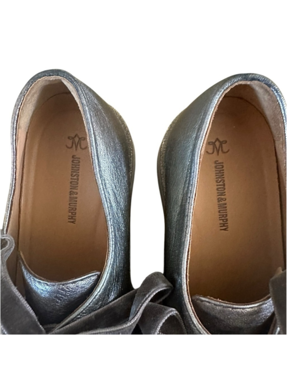 Johnston & Murphy metallic Oxford shoes, women’s size 6.5 - Picture 6 of 7